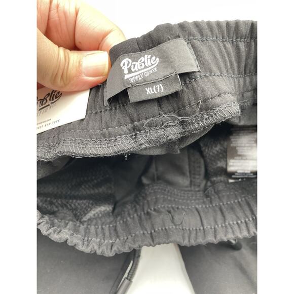 Public Supply Co Boys Gray Cargo Jogger Pants Size XL (7) Flex Tech NEW W/ Tags - Picture 2 of 4